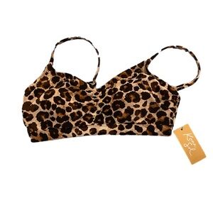 Target Leopard bikini top